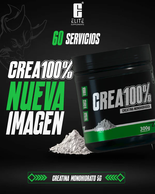 Crea 100% CREATINA MONOHIDRATO 5g ELITE SUPPLEMENTS - Image 4